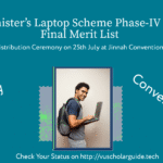 PM Laptop Scheme Phase-IV (2024-25) - Final Merit List